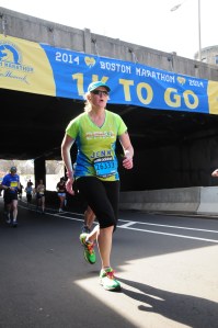 past the 1 mile to go, now just 1K!